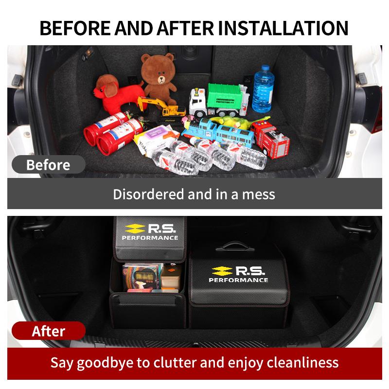 Car Trunk Storage Box Multiuse Portable Storage Organizer Tool For Renault Dacia Duster Megan Zoe Scenic Koleos Fluence Sandero SS7