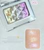 Judydoll Orange Single Color Eyeshadow D02 Polarized High-Shimmer Light Makeup Pearlescent Fine Shimmer Milky Blue D03 Glitter