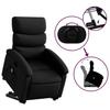 Vidaxl Lift and Massage Chair, Reclining, Black, Eco-Leather