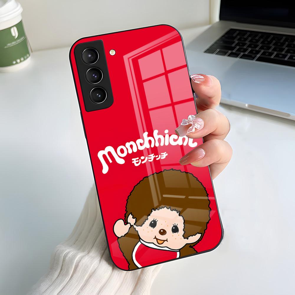 M-M-Monchhichis Anime Phone Case For Samsung A56 A36 A26 A16 A15 A25 A35 A55 A14 A34 A24 A54 Glass Case