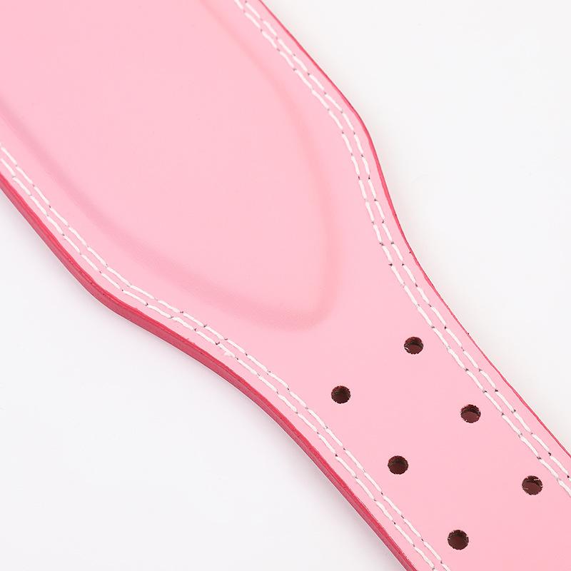 New Pink Women's Sports Protector Belt Fitness Squat Hard Pull Weightlifting Belt Fitness Waist Cover