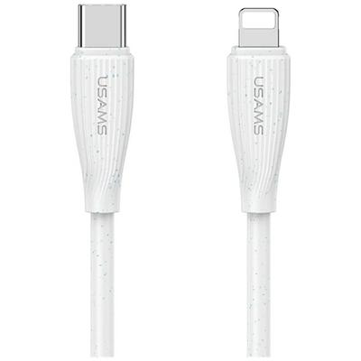 Kabel USAMS Green Series SJ717 30W USB-C zu Lightning 1m weiß