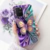 Clear For Samsung S10 Lite Case Cute Fashion Butterfly Funny Painted Casing For Samsung Galaxy S10 Lite SM-G770F SM-G770U1 Cover