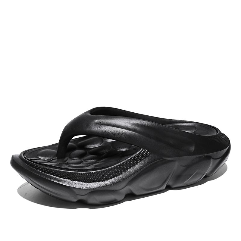 

Модные мужские уличные домашние шлепанцы с толстой подошвой, студенческая прогулочная повседневная обувь, водная обувь 45