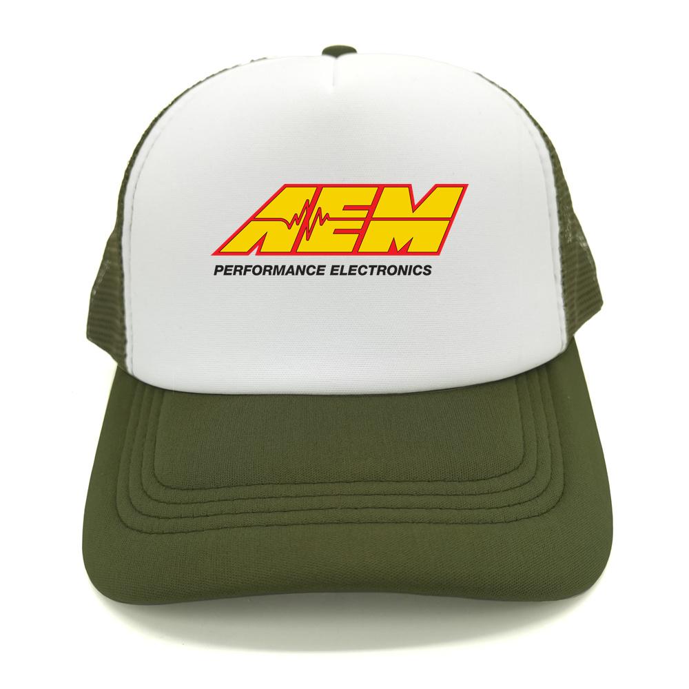 Aem Performance Electronics Trucker Cap Men Aem Hat Baseball Cap Unisex Outdoor Mesh Net Caps MZ-619