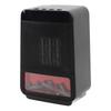 3D Flame Space Heater 4 Gears Timing Desktop Heater Fast Heating PTC Ceramic Heater for Bedroom Offi