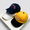 Neue Herren Damen Preppy Stil Koreanische Bestickte Buchstaben Baseballkappen Sonnenschutz Persönlich Vielseitig Farbblock Schirmmützen Mode