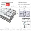 Hochleistungsscharniere aus Zinklegierung für Aluminiumprofiltüren (20/30/40/45)