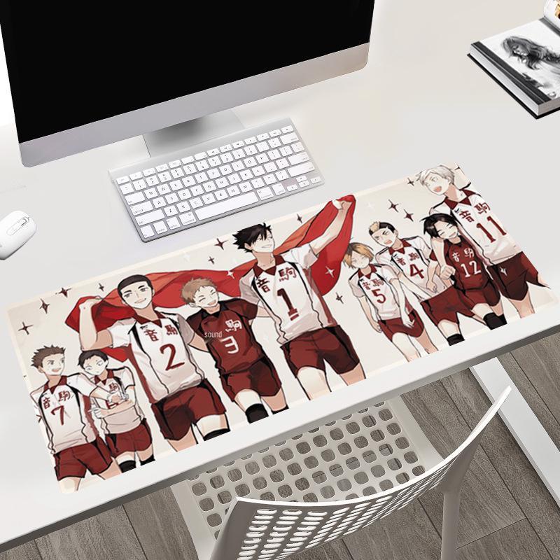Haikyuu!! Hinata Shoyo Duża Podkładka pod Klawiaturę i Mysz (40x90x0.3CM) Projekt anime