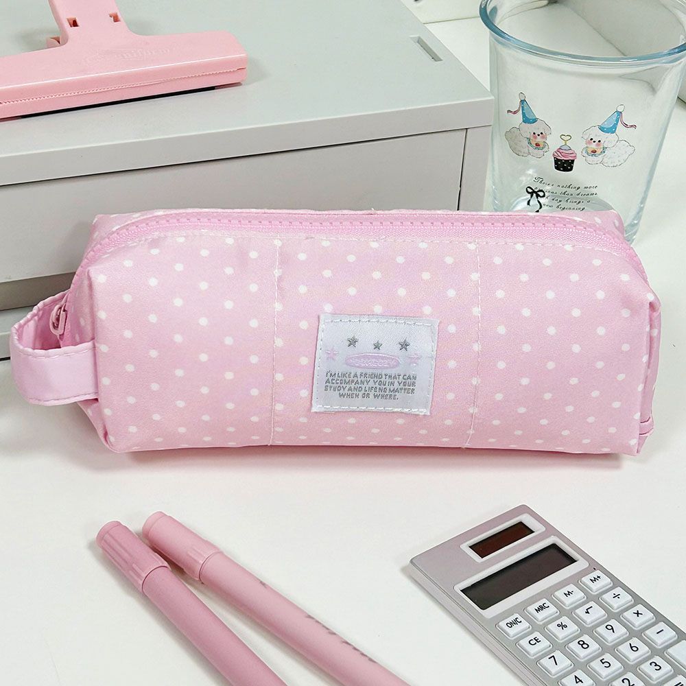 Portable Fabric Pen Case With Large Capacity For Students And Office Use