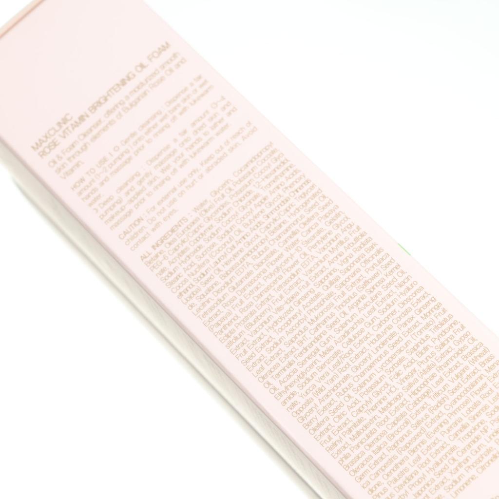 MAXCLINIC Rose Vitamin Brightening Oil Foam 110g