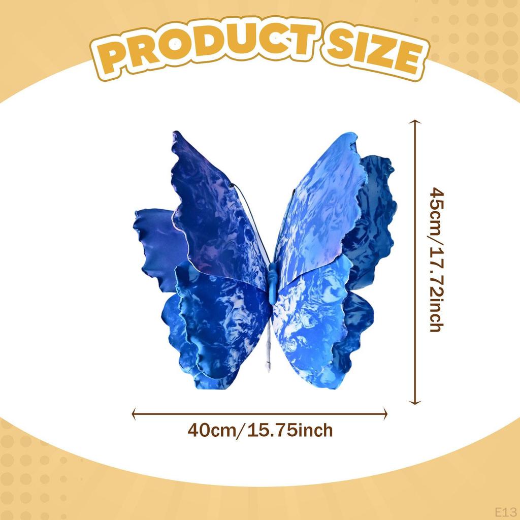 3D Butterfly Party Decoration Artificial Ornament Large Creative Backdrop Wall