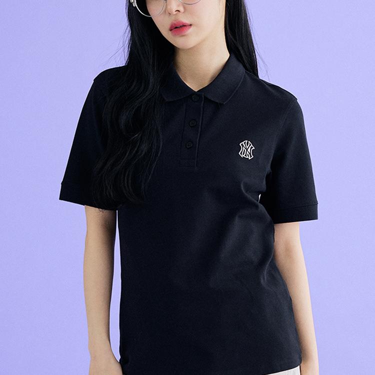 New MLB New York Yankees Polo Shirts Women's Black 3FPQB0433-50BKS
