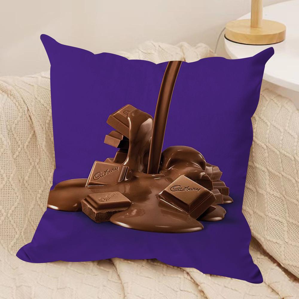

Funny Milka Purple Cushion Cover Soft Plush Fabric DoubleSided Printed Sofa Cushion Cover for All Seasons Home Decor Gift 30x30cm