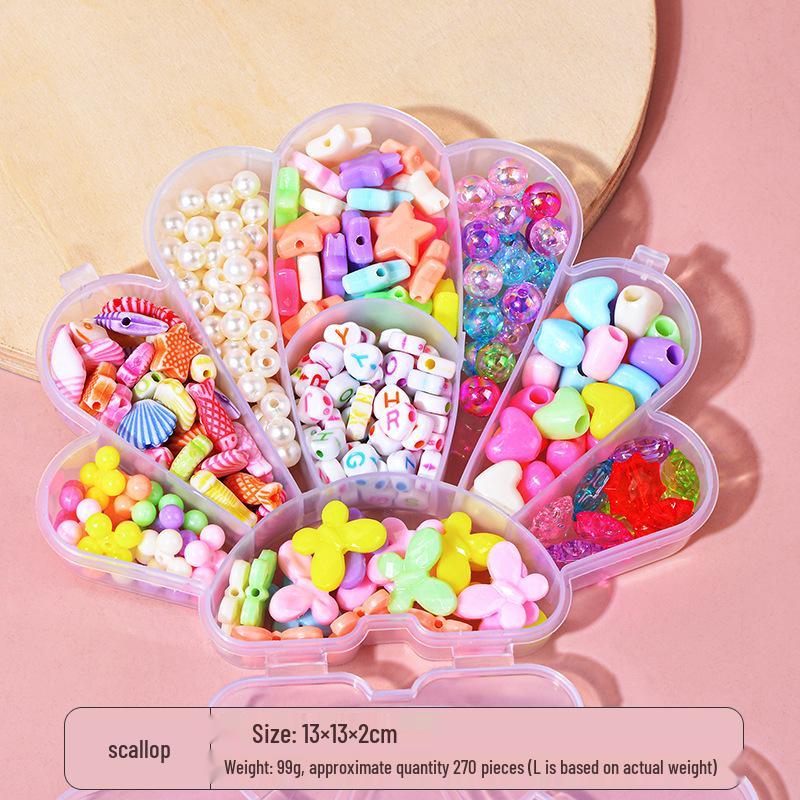 2025 Children's DIY Beaded Jewelry Kit: Handmade Bracelet & Necklace Educational Gift Set for Girls
