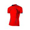 Men Casual Sports T-shirt Slim Fit Gym Sport Quick Dry Breathable Comfortable Outdoor Running Contrast Color Print Tee