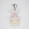 Cute Plush Rabbit Keychain Cartoon Doll Toy Big Ear Rabbit Pendant Keyring for Women Couple Bag Ornament Car Key Chain