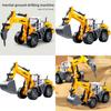 Childrens Toy Excavator With Inertia Drive Large Construction Vehicle For Kids And Parent Interaction