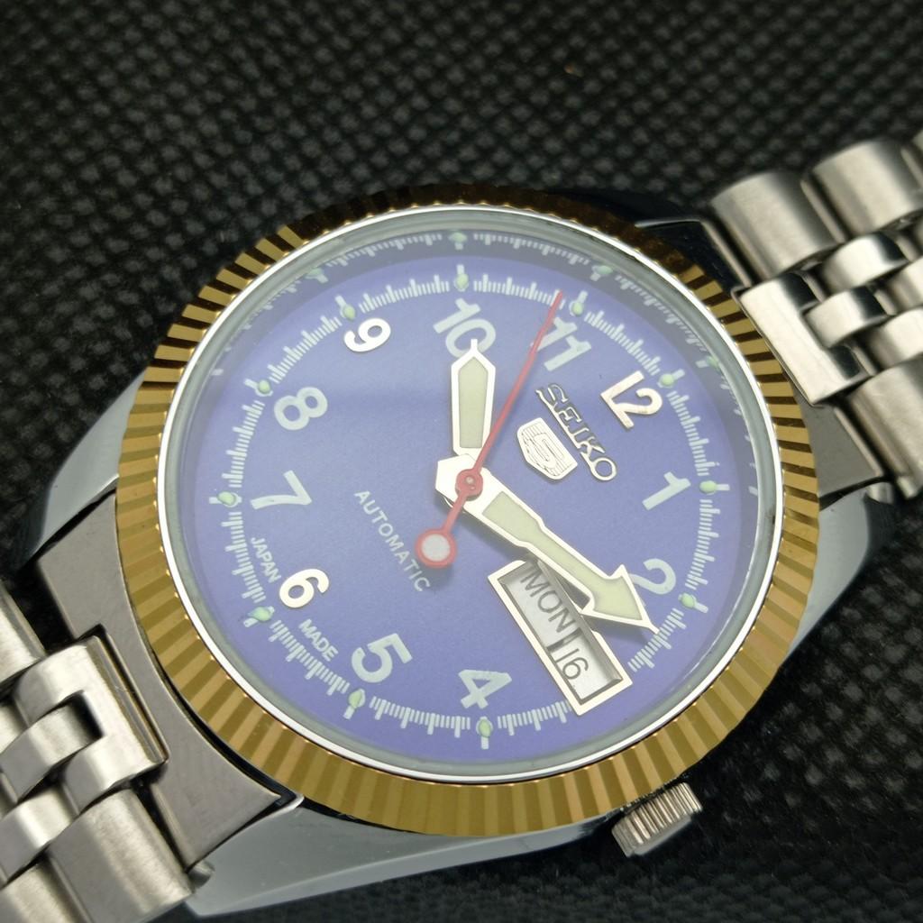 Generalüberholte Seiko 5 President Automatik Herrenuhr mit japanischem Gehäuseboden 575a-a304836-9 SKU575a-a304836
