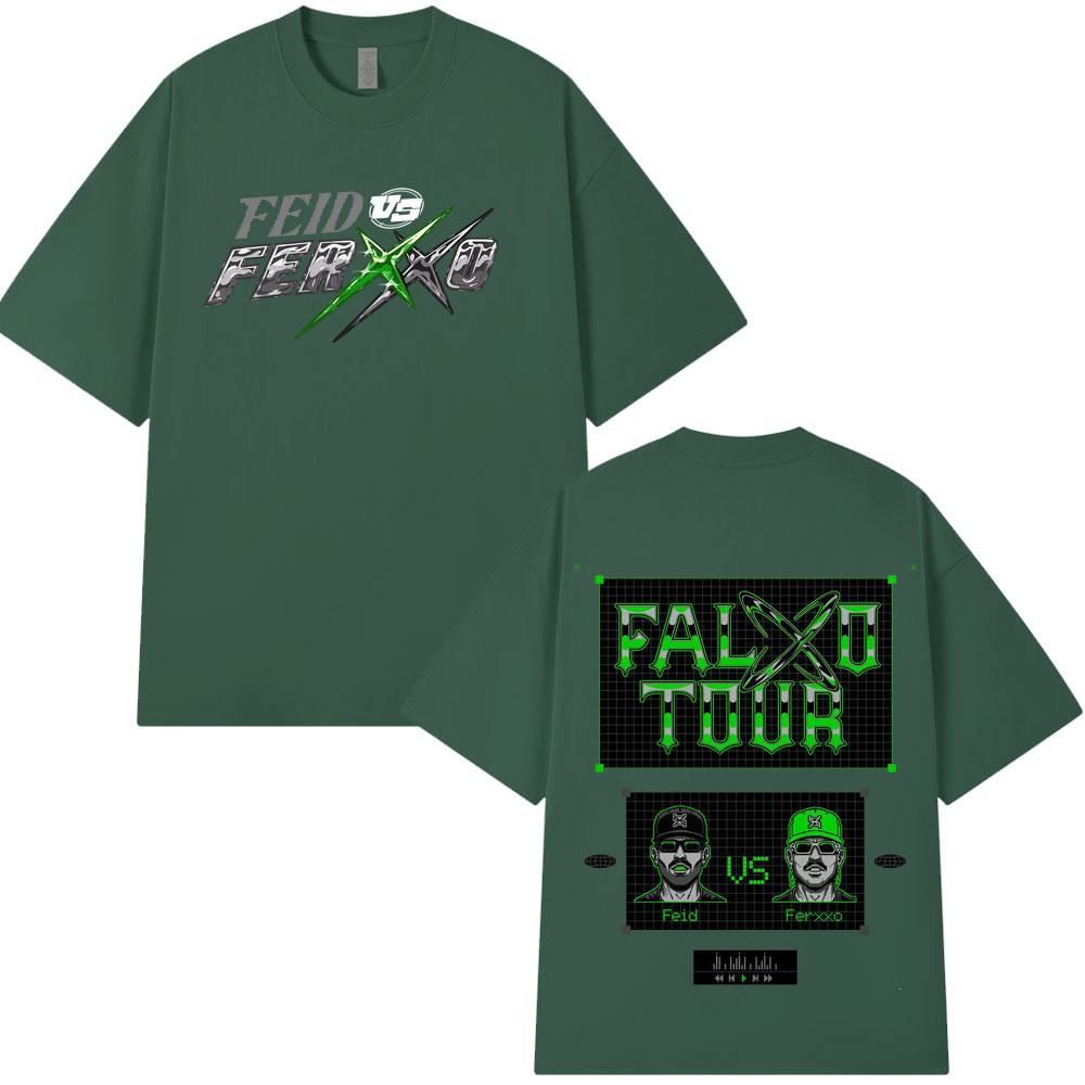 Rapper Feid Ferxxo Tour 2026 Merch Tshirt Mens Women Fashion Hip Hop Tshirts Cotton Casual Short Sleeve T Shirts Fan Gifts Top