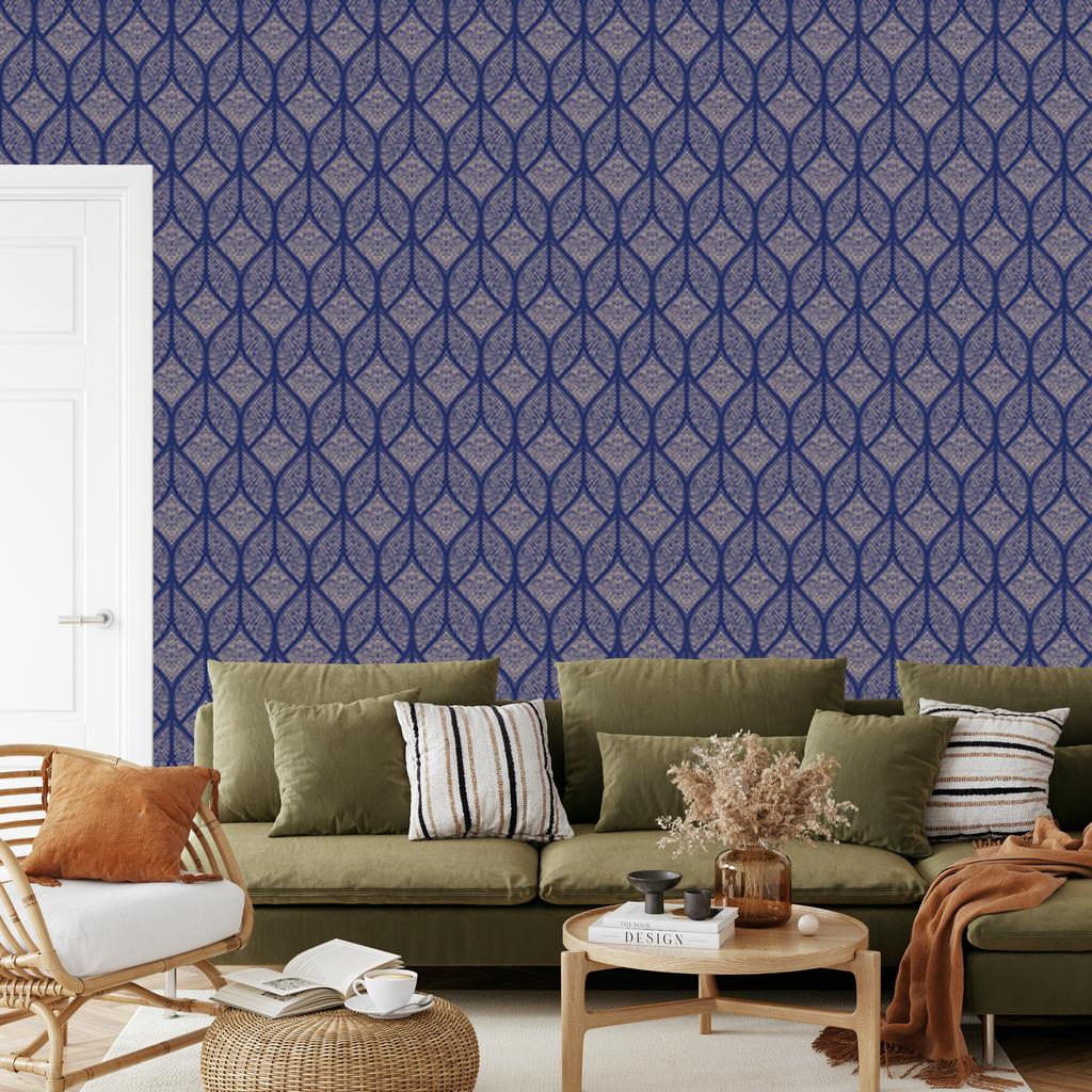 Geometric abstract pattern wallpaper for living room and bedroom 50x1000