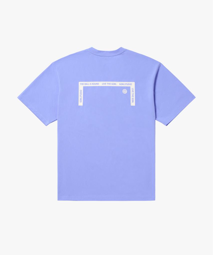 GOALSTUDIO Air Dry Graffiti Logo Tee-Vintage Blue