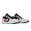 Air Jordan 1 Low 'Grey Bleached Coral' (Unisex) Black / Grey / White / Bleached Coral Vintage Basketball Shoes 553558 062