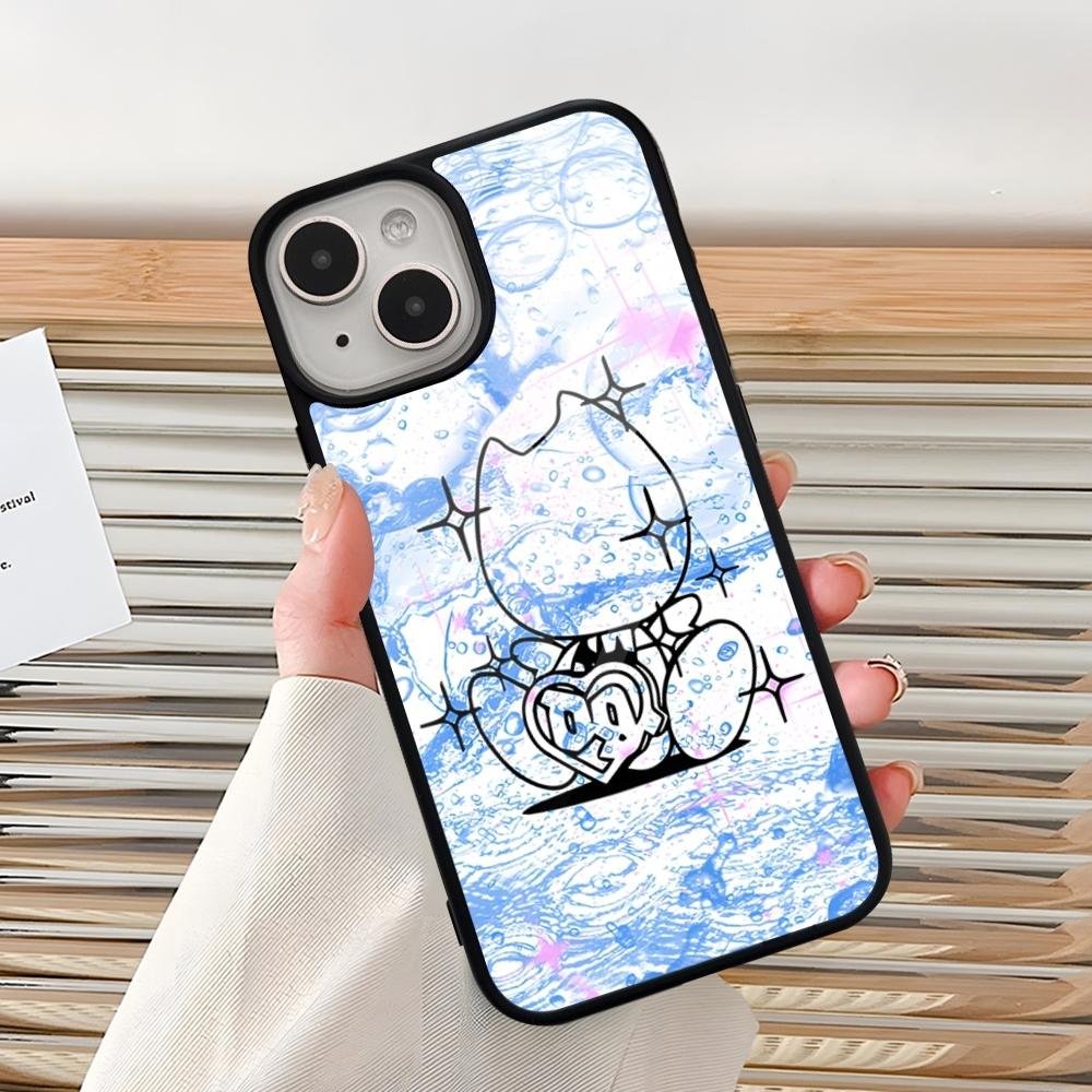 Bladee 333 Drain Gangs Phone Case For Iphone 15 Pro Max 14 12 11 13 Mini 16 8 7 Plus X Xs XR PC+TPU Back Cover