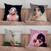 M-Melanie Martinez Singer Pillow Case For Home Bedroom Car Office Decoration Living Room Sofa Cushion Cover Suitable