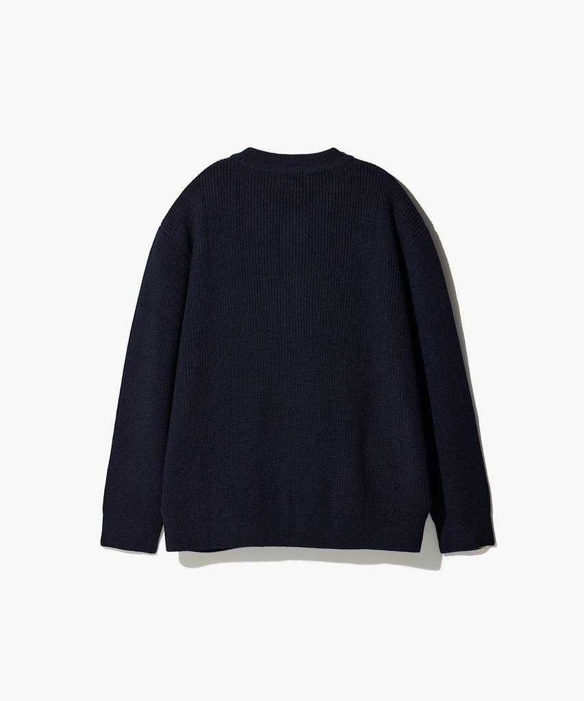 Stco Diems Hazzi Round Cardigan Navy_Dkgxa61Osn