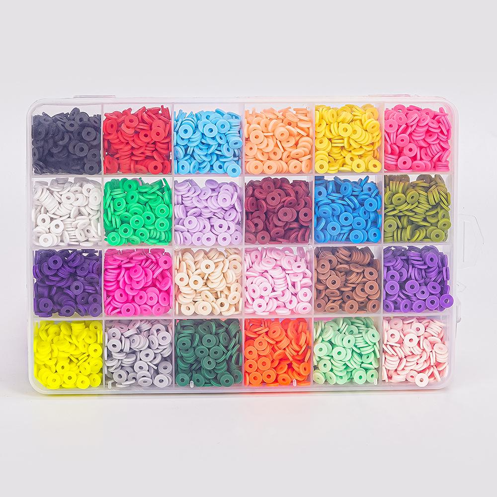 Colorful Bohemian Polymer Clay Beads for DIY Necklace, Earrings, and Phone Chains