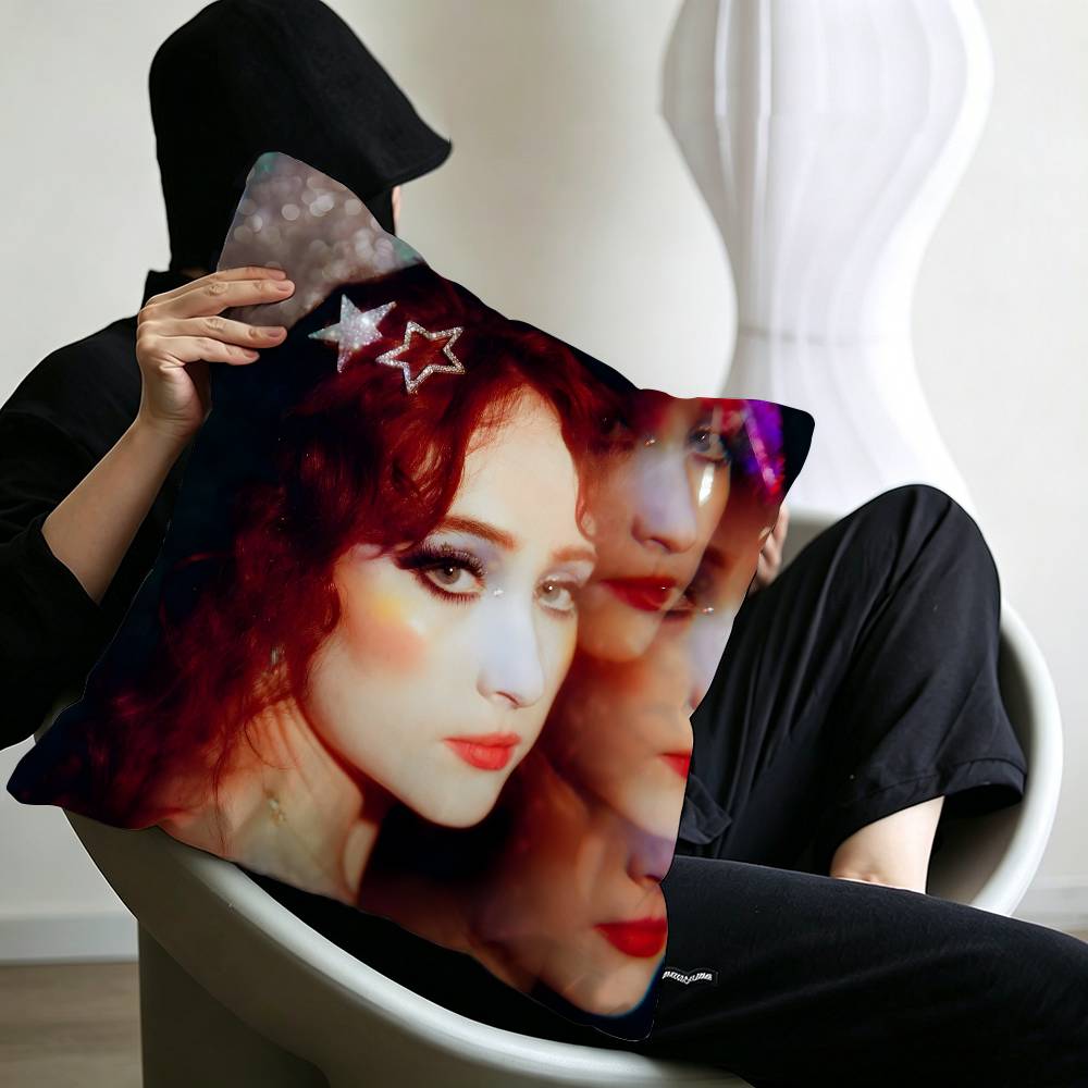 C-Chappell-Roan Bold-Glamorous 45*45cm Cushion Cover Pillow Cover Decor Pillowcase Home Pillowcase for Couch Pillow