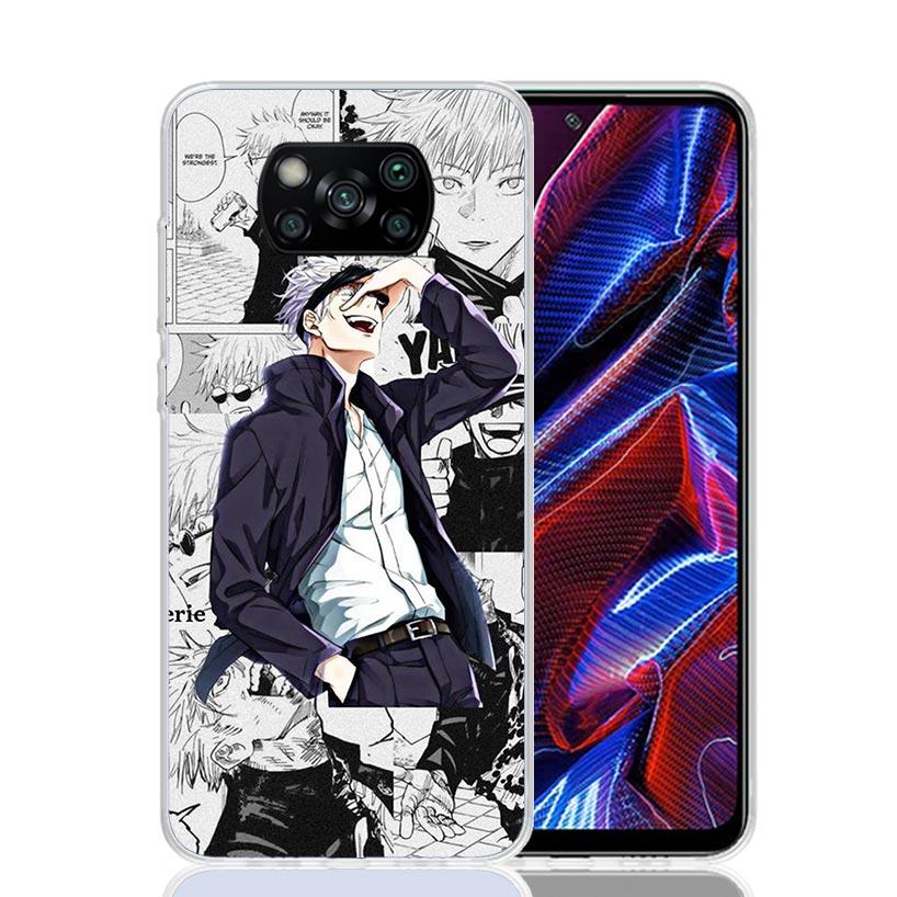 Kaisens Jujutsus Japan Anime Case Phone Cover for Xiaomi Redmi Note 10 9 9S 8 8T 7 5 Pro Mi 12T 11T 10T 9T 12 11 Lite A3 A2 Tren