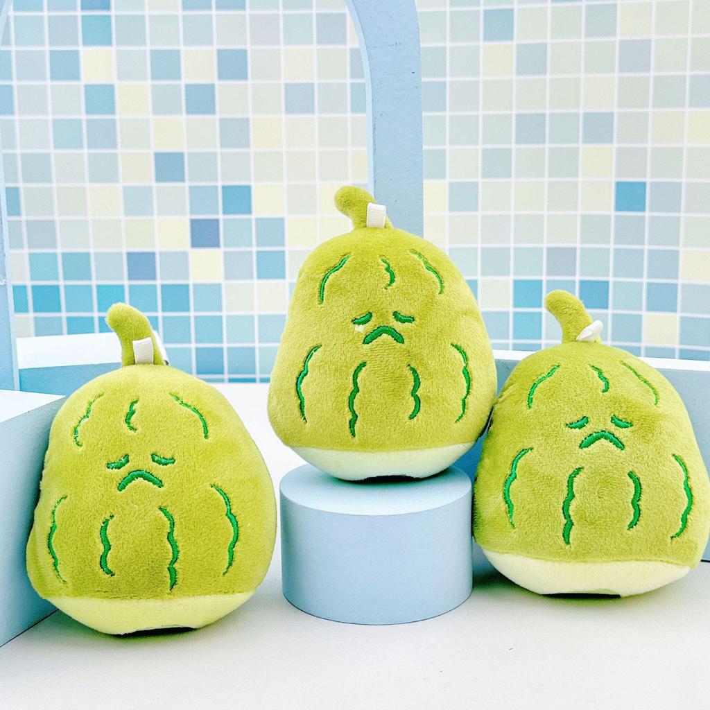 Mini Bitter Melon Plush Pendant: Cute & Creative Doll for Children's Birthdays