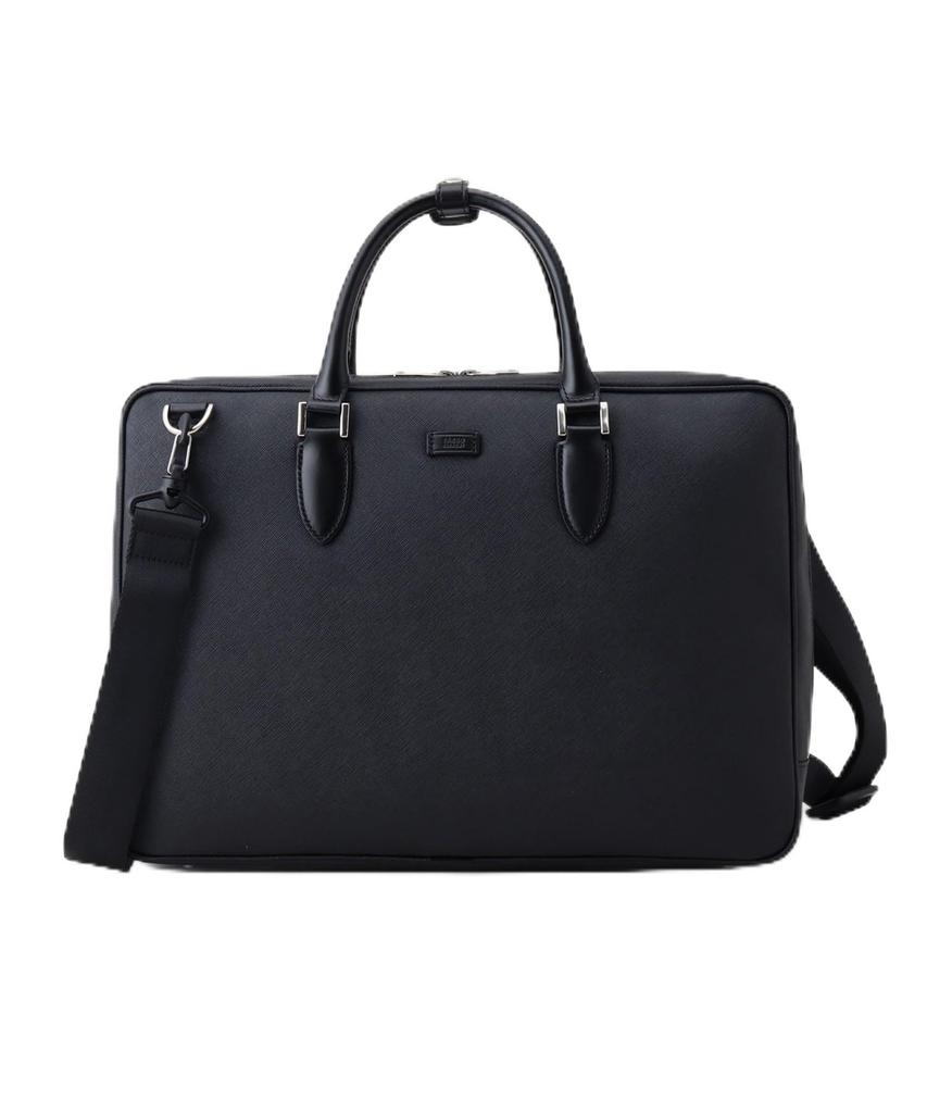 Takeo Kikuchi Cordura® Coated Briefcase, Men's, Black (019), Size 07001304