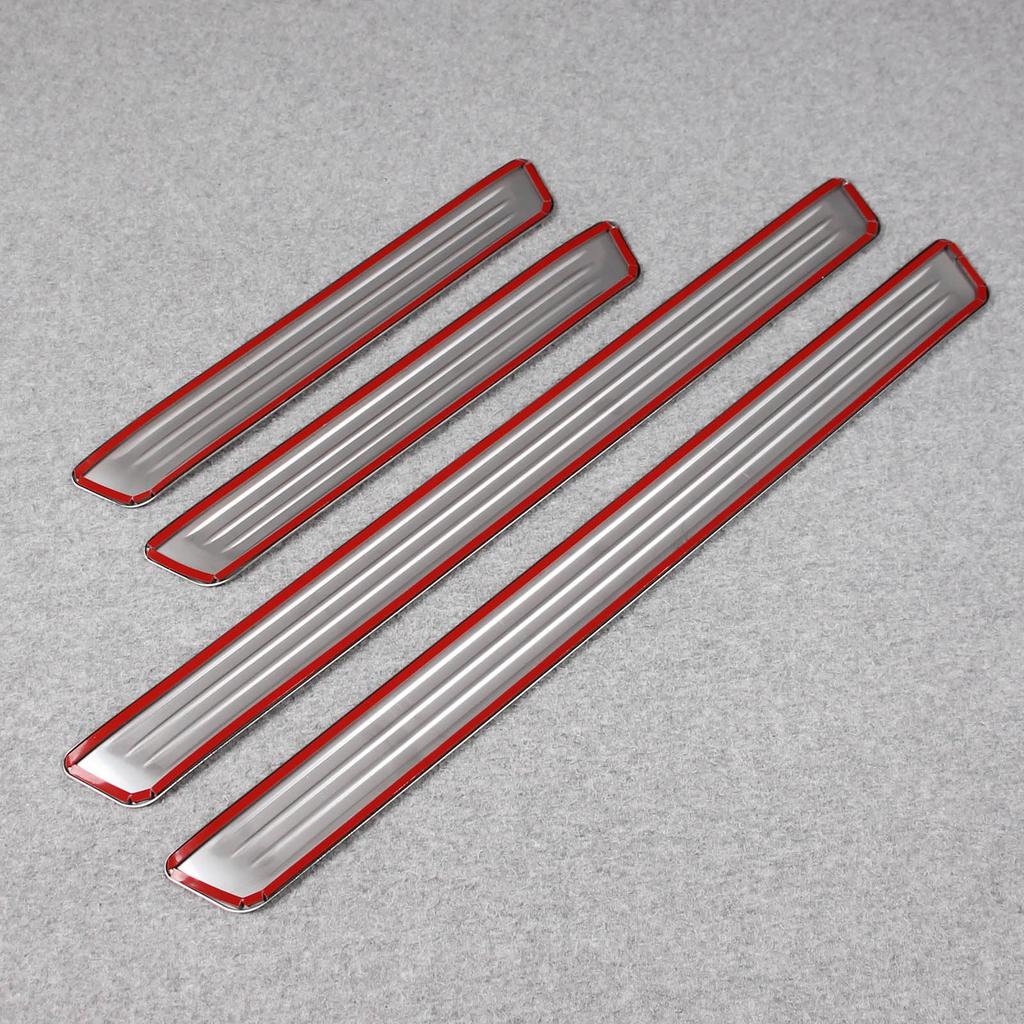 RUIQ Toyota New Prius 60 Series Dedicated Exterior Stainless Steel Step Garnish Side Step Garnish Outer Toyota Prius Dedicated Design (Silver)