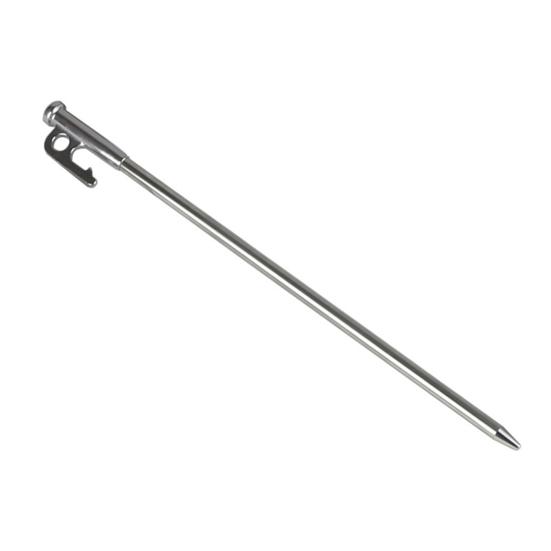 20/25/30/35/40CM Stainless Steel Tent Stake Heavy Duty Outdoor Hiking Camping Tent Tarp Canopy Windproof Ground Spike Nail Metal Tent Peg
