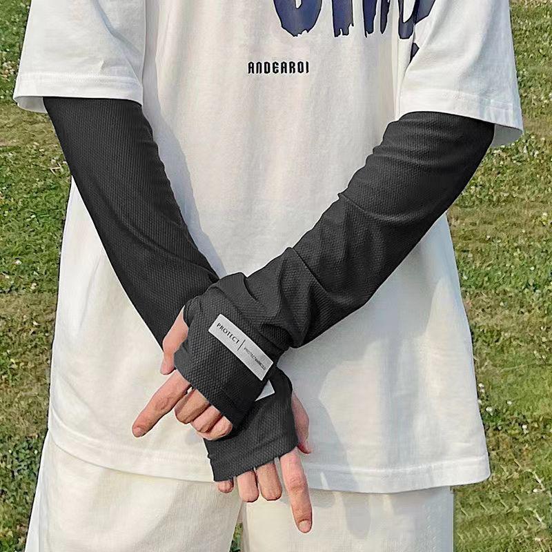 Large Size Ice Sleeves For Women Driving Summer Outdoor Sun Protection Sleeves