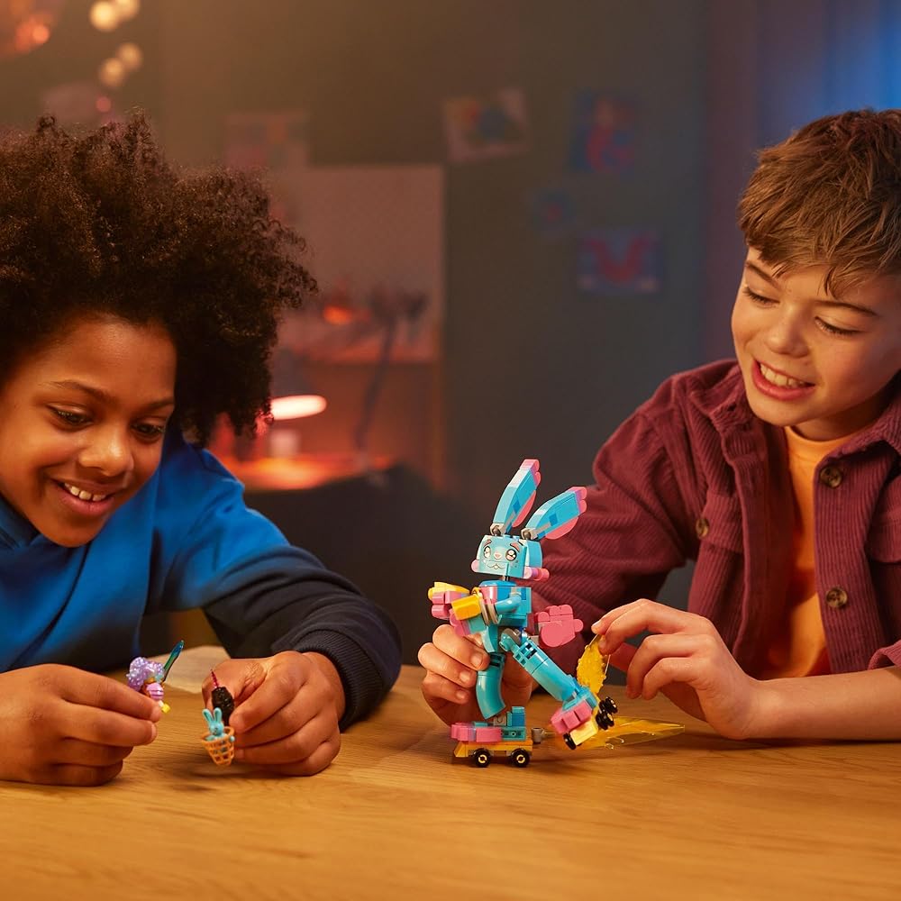 LEGO Dreams Izzy and Bunchu Toy Set Building Blocks for Kids Ages 7-9