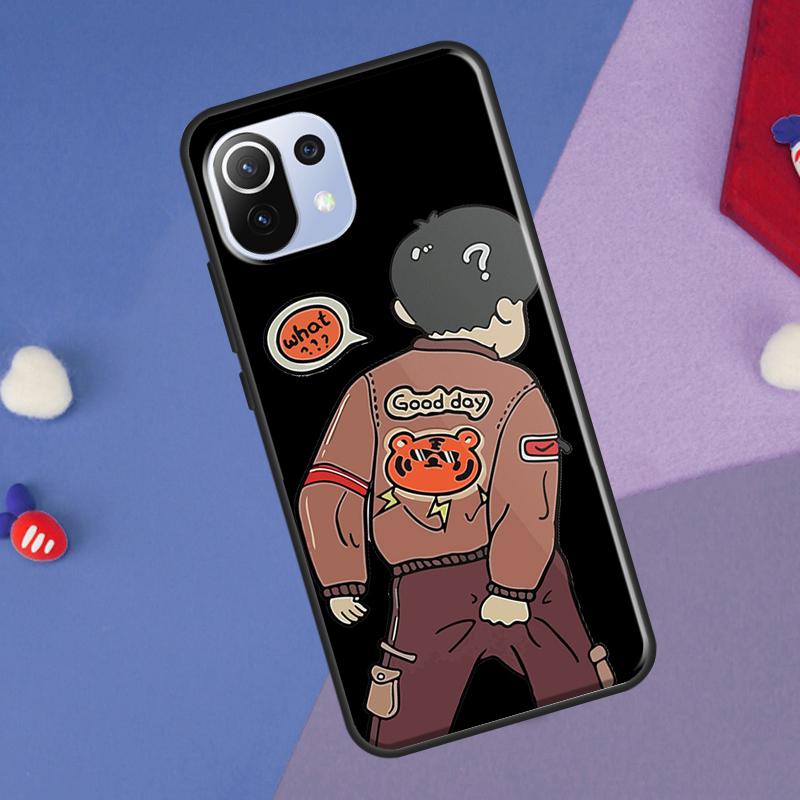 Cartoon Couple Love Boy Girl Cover For Xiaomi 13 14 Ultra 11T 12T 13T 14T Pro POCO X7 Pro X3 X5 F3 F5 F6 M6 X6 Pro Case