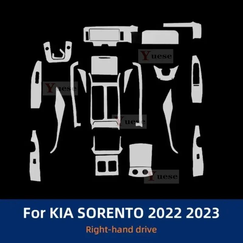 Für Kia Sorento Kratzfester Auto-Innenraum Navigation Tür Mittelkonsole Armaturenbrett TPU Schutzfolie