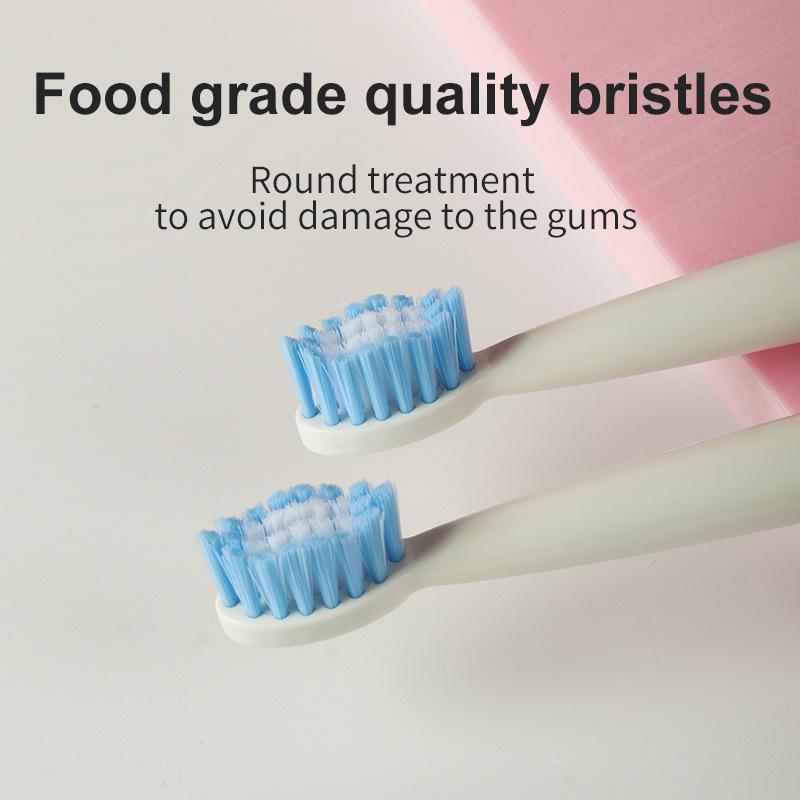 Electric Toothbrush Soft Bristle 2 Brush Dry Battery Model IPX7 Waterproof Electric Toothbrush