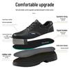 Summer Anti-static Safety Shoes: Comfortable, Anti-smash, Anti-puncture, Steel Toe Cap, Non-slip, Waterproof, Cowhide Work Shoes.