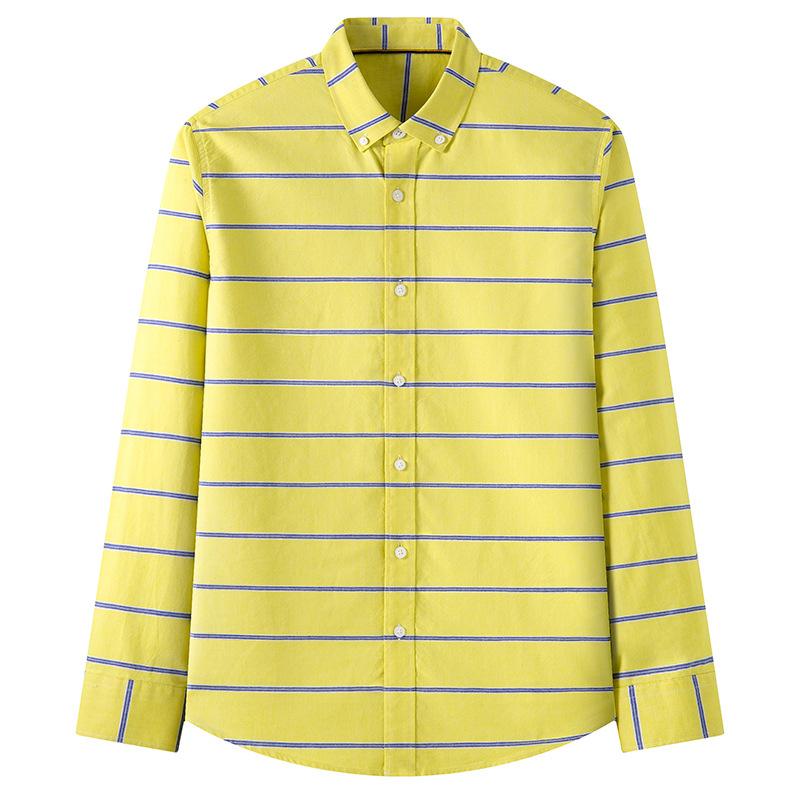 New in shirt hight quality 100%cotton long sleeve shirts for man slim fit casual plain shirt soft plaid trends designer clothes