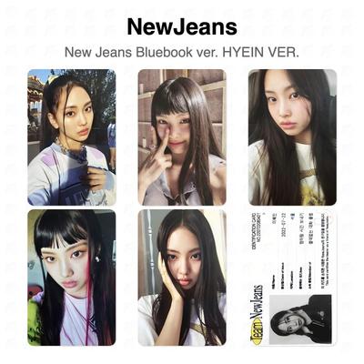 NewJeans Bluebook ver. HYEIN VER. Oficiální fotokarta