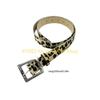 49MD Retro Waist Belt Chain for Dress Stage Dancing for Women Girls Leopard Print