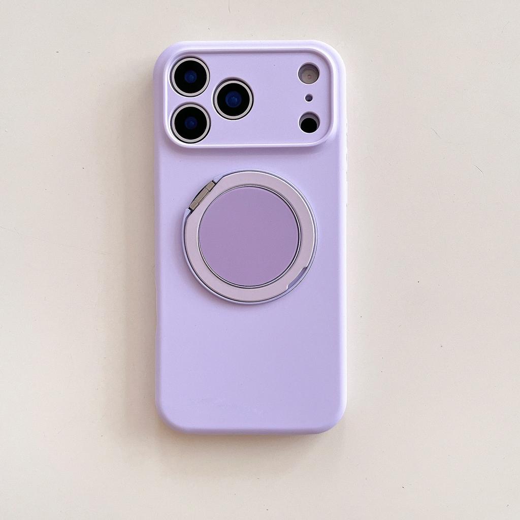 360° Rotating Stand Compatible with IPhone 17, Magnetic Liquid Silicone, 16 Pro Max, Drop-proof 15 Pro Case