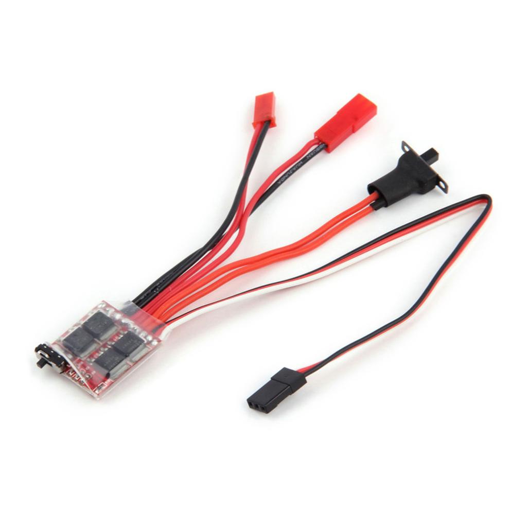 Brush Motor Speed Controller with Brake Compatible for RCCar 1/16 1/18 1/24 SCX24 AXI90081 AXI00001 AXI00002 Accessories