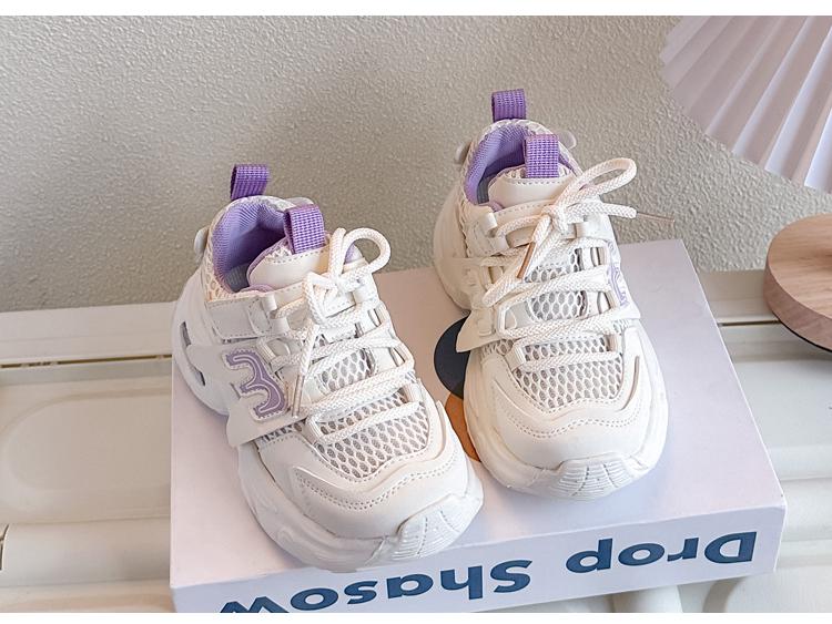 Frühlings-Sportschuhe für Mädchen 2026 - Atmungsaktives Mesh, Weiche Sohle, Rutschfeste Laufschuhe für Kinder