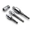 4Pcs Steel Square Socket Adapter Bit 3 Extension Rod Multiple Size Conversion Workshop Accessories
